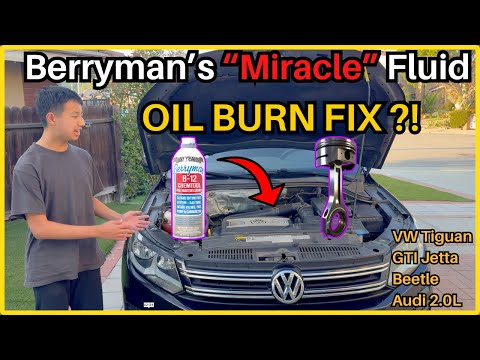 Berryman B12 Chemtool Oil Burn FIX (VW Tiguan)! Piston Rings Soaking Cylinder Soak