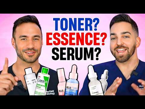 WHAT IS A TONER, ESSENCE, AND SERUM? Which Do You Need and How to Layer? | Dermatologist Explains