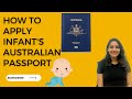 Infants Australian Passport Application - English Version