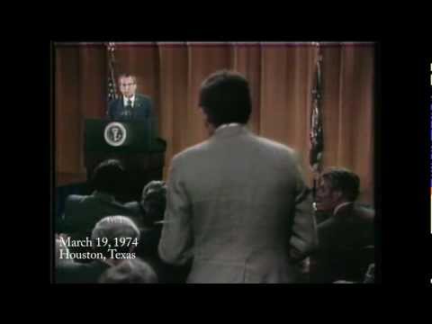 Dan Rather vs. Richard Nixon, 1974
