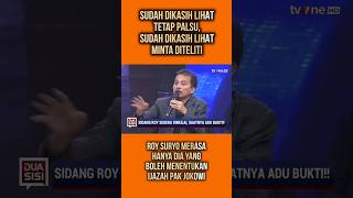 Download lagu Roy Suryo maunya ijazah Pak Jokowi palsu dan itu harus diyakini gerombolannya! mp3