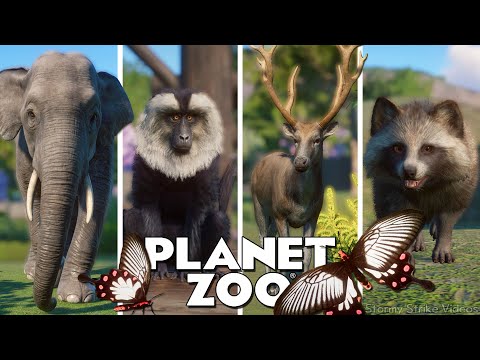 ALL 210 ANIMALS in Planet Zoo! || Every Single Animal Including New Asia Animal Pack DLC for PC