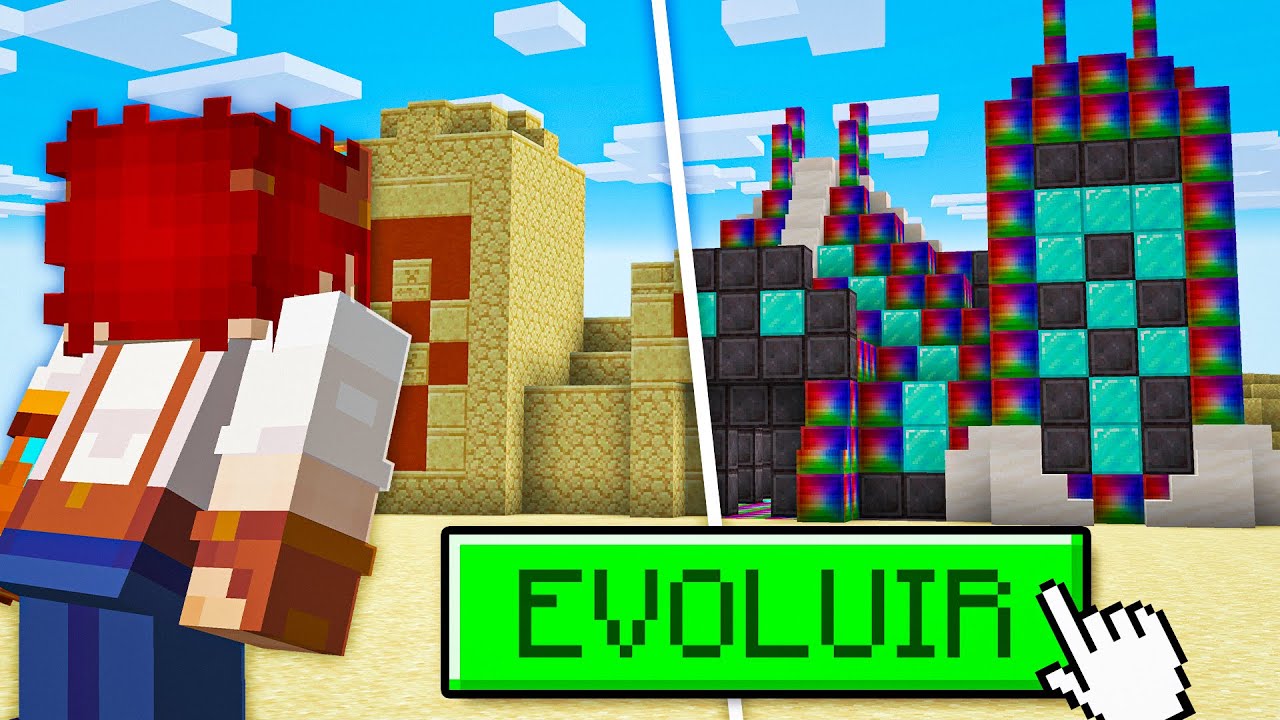 posso EVOLUIR as ESTRUTURAS do minecraft