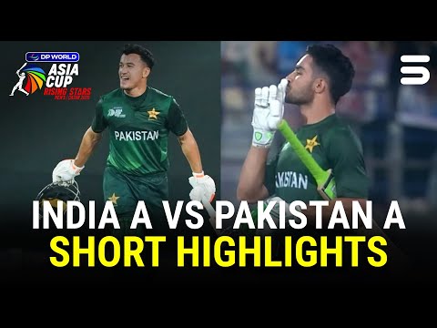 Short Highlights | India A vs Pakistan A | Match 06 | Asia Cup Rising Stars 2025 | ZH13