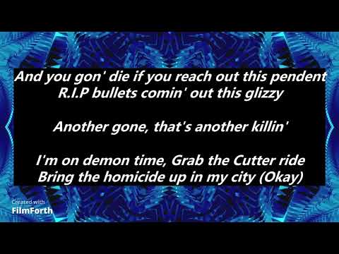 4TM Drako & NLE Choppa – No Love - Lyric Video - (Perfect Sync)