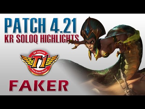 SKT T1 Faker - Cassiopeia vs Azir - KR SoloQ Highlights