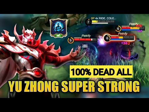 1 VS 3 !! GAMEPLAY YU ZHONG SUPER AGGRESSIVE | Build Top Global Yu Zhong - Mobile Legends