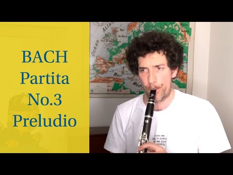 Bach Preludio from 3rd Partita | Nicolas Baldeyrou