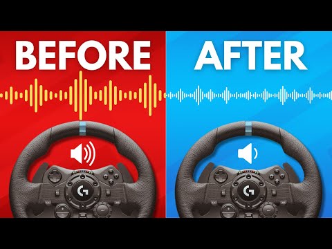 Make Your Logitech Wheel Quieter - For G923 G920 G29 G27 G25