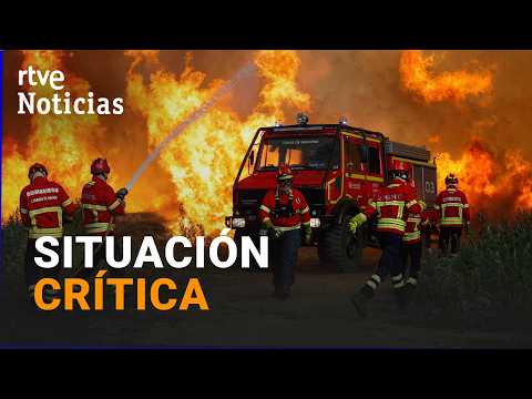 Incendis actius i risc de nous rebrots per calor i vent