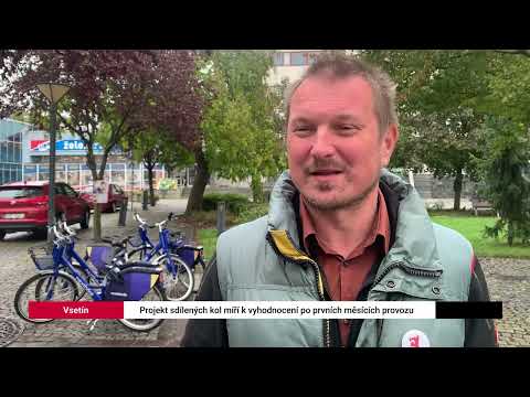 VSETÍN: Město vyhodnocuje projekt sdílených kol po prvních měsících provozu