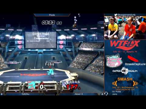 WTFox - Fatchu (Game & Watch)  vs Alex615 (Wolf) - Project M Singles