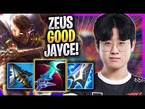ZEUS IS SO GOOD WITH JAYCE! - T1 Zeus Plays Jayce TOP vs Rakan! | Season 2023