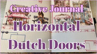 CREATIVE JOURNAL WITH HORIZONTAL DUTCH DOORS