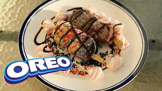 פודיק: גלידת עוגיות אוראו 🍪🍦בקומבינה  Foodik- Oreo Cookie ice cream Recipe  Мороженое Орео