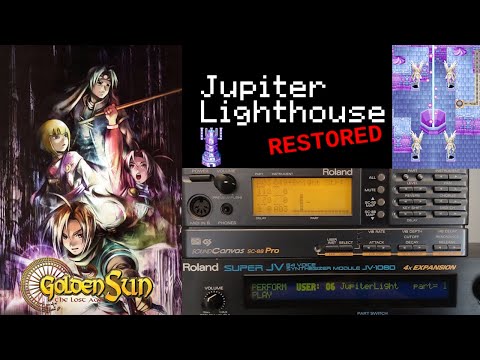 Jupiter Lighthouse (Restored - Roland SC-88/JV-1080)  - Golden Sun The Lost Age