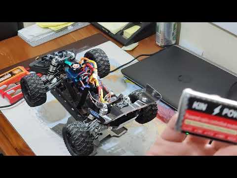 different runs with 2S, 3S and 4S LiPO batteries in the same RC car