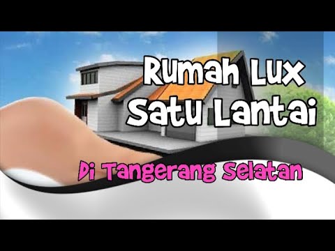 Jual.rumah lux satu lantai lt.980 lb.500