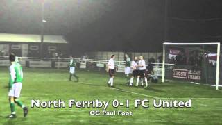 preview picture of video 'North Ferriby 1-1 FC United 15 Mar 2011'