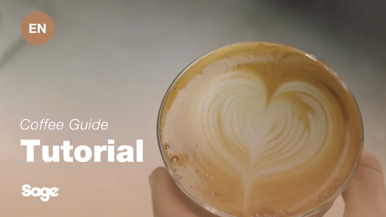 How to create latte art: the heart