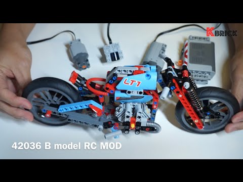 Vidéo LEGO Technic 42036 : La moto urbaine