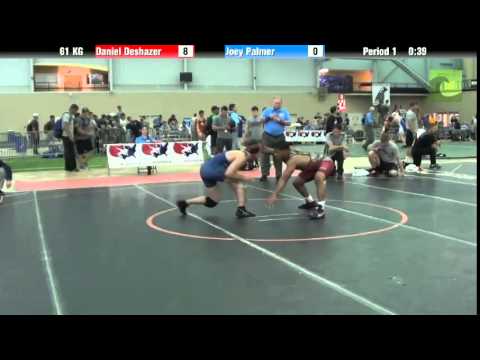 61 KG Daniel Deshazar vs Joey Palmer