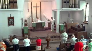 preview picture of video '7/21/2013 Sunday Worship Service Zion Lutheran Church Lafayette, OH'