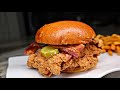 CRISPY Fried Chicken Sandwich Recipe | Better Than Chick-Fil-a & Popeyes
