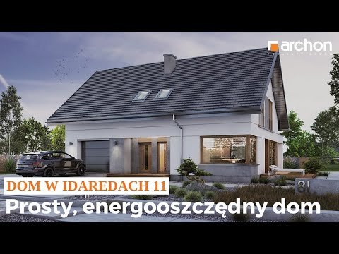 Dom w idaredach 11 – Prosty, energooszczędny dom I ARCHON+ Projekty Domów