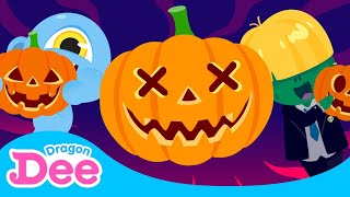 Spooky Jack O&#39;Lantern 🎵 | Scary Pumpkin Song 🎃 | 2021 Kids Halloween Songs｜Dragon Dee Nursery Rhyme