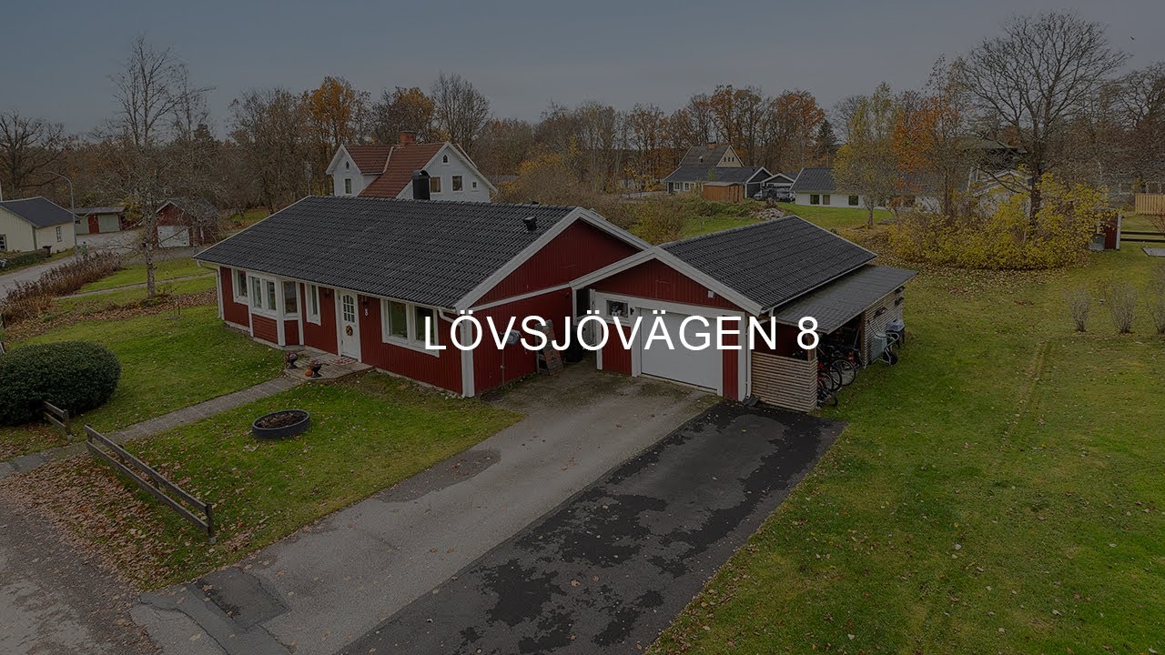 5 rum Villa på Lövsjövägen 8 Norrhult Uppvidinge kommun - video
