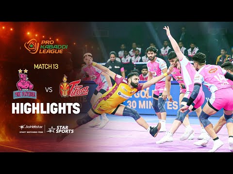 Telugu Titans roar to their first win of #PKL12 against Jaipur Pink Panthers | HIGHLIGHTS | #PKL12