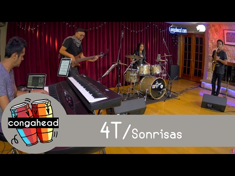 4T performs Sonrisas - congahead