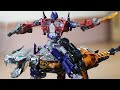 Optimus Prime Stop Motion vs. Grimlock & Dinobots vs Decepticons Transformers: Age Of Extinction