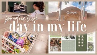 Productive Day In My Life: Monthly Apple Customization, Costco Run, & Spring Target Shop /vlog