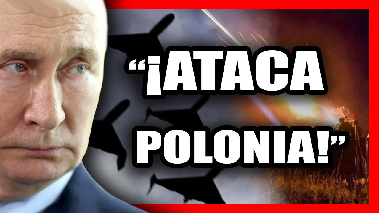 ¡DRONES RUSOS ENTRAN en POLONIA! CAZAS de EEUU  en VUELO en EUROPA