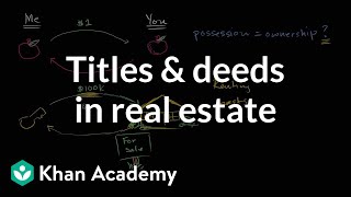 Titles And Deeds In Real Estate