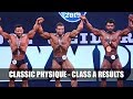 Classic Physique Class A Results - Amateur Olympia India 2019
