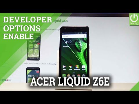 How to Enable Developer Options / OEM unlcoking in ACER Liquid Z6E |HardReset.info