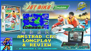 [AMSTRAD CPC] 💦 Jet Bike Simulator - Longplay & Review + Philip Oliver (Oliver Twins) Interview!!