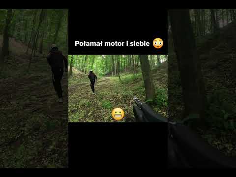 Nie wiedział co stało się z Mrf 140  #crash #cross #4t #moto