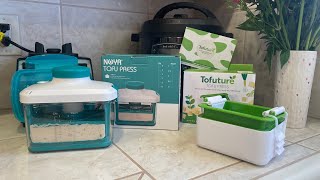 Which Tofu Press Works Best? Tofuture vs Noya Tofu Press | Unboxing & First Use!