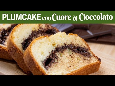 PLUMCAKE CON CUORE DI CIOCCOLATO la Ricetta Facile di Buon'Idea