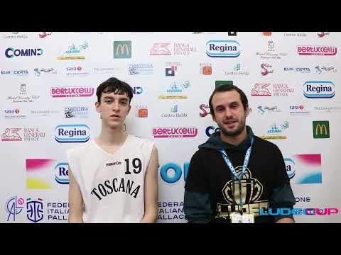 LUDECCUP 2022 - 11/12/2022 - TOSCANA vs FRIULI V.G. - INTERVISTA A GARIBOTTO NICCOLO' (TOSCANA)