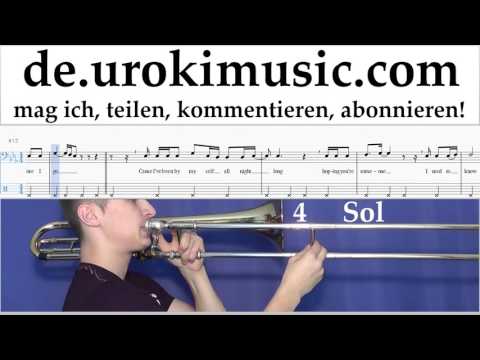 Posaune Lernen Adele - When We Were Young Tabulatur Teil#2 um-i995