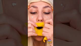 WOW!!! So Satisfying! 🥰🎈😲😱Ice Ball with Doll!#shorts 