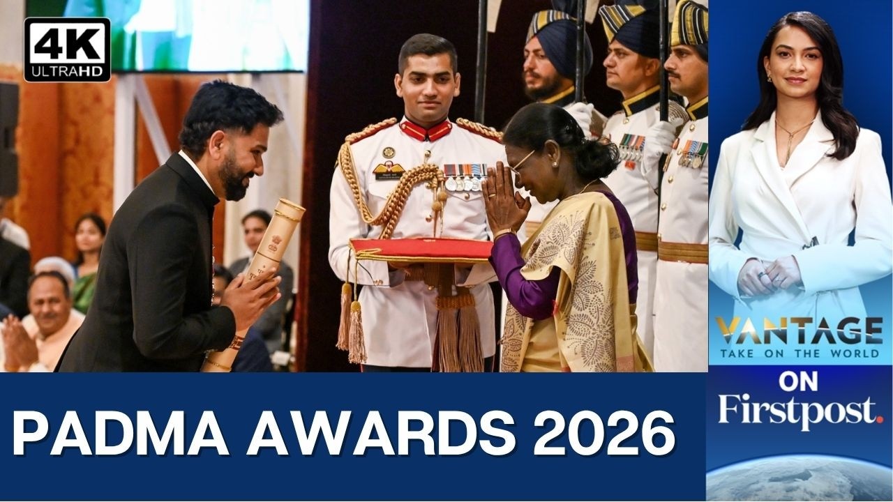 Rohit Sharma, Alka Yagnik; India's President Murmu Presents Padma Awards | Vantage on Firstpost | 4K