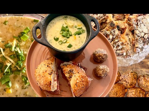 Creamy Broccoli White Cheddar Soup Recipe + No-Bake Elevenses Protein Balls | Healthy Snacks & Meals