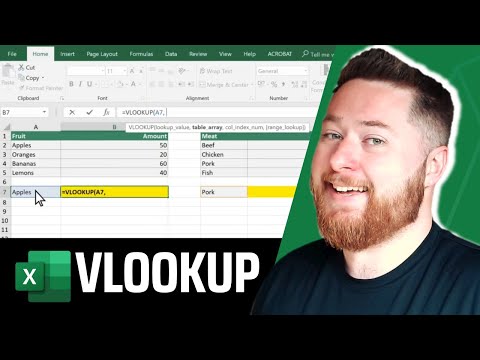 VLOOKUP in Excel example in UNDER 60 SECONDS!