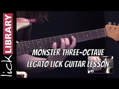 Monster Three-Octave Legato Lick Guitar Lesson | Jonathan Graham